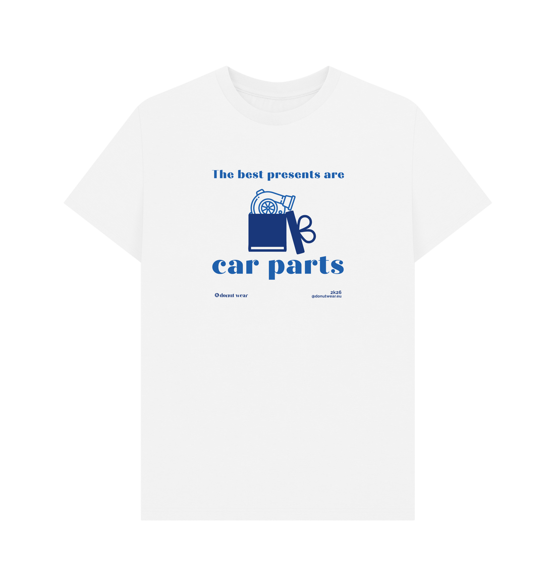 White Printed T-shirt Front