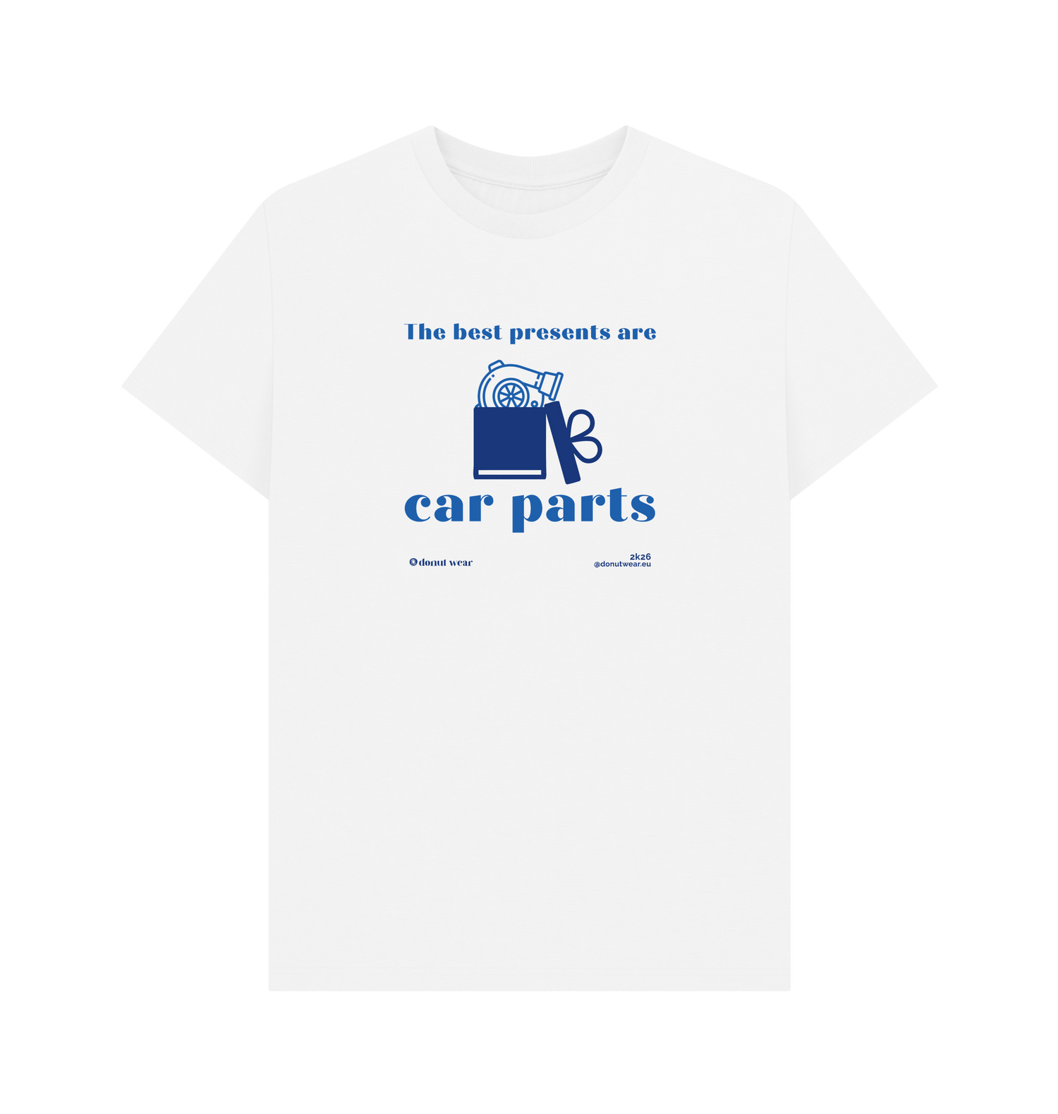 White Printed T-shirt Front