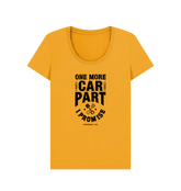 Mustard Printed T-shirt Front