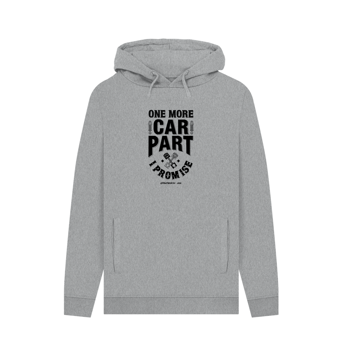 Light Heather Printed Hoody Front