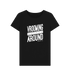 Black Printed T-shirt Front