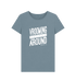 Stone Blue Printed T-shirt Front