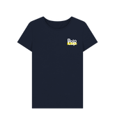 Navy Blue Printed T-shirt Front