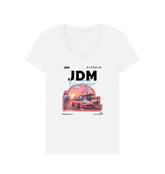 White Printed T-shirt Front