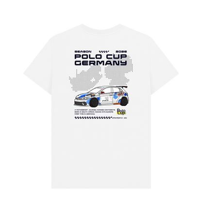 White Printed T-shirt Back