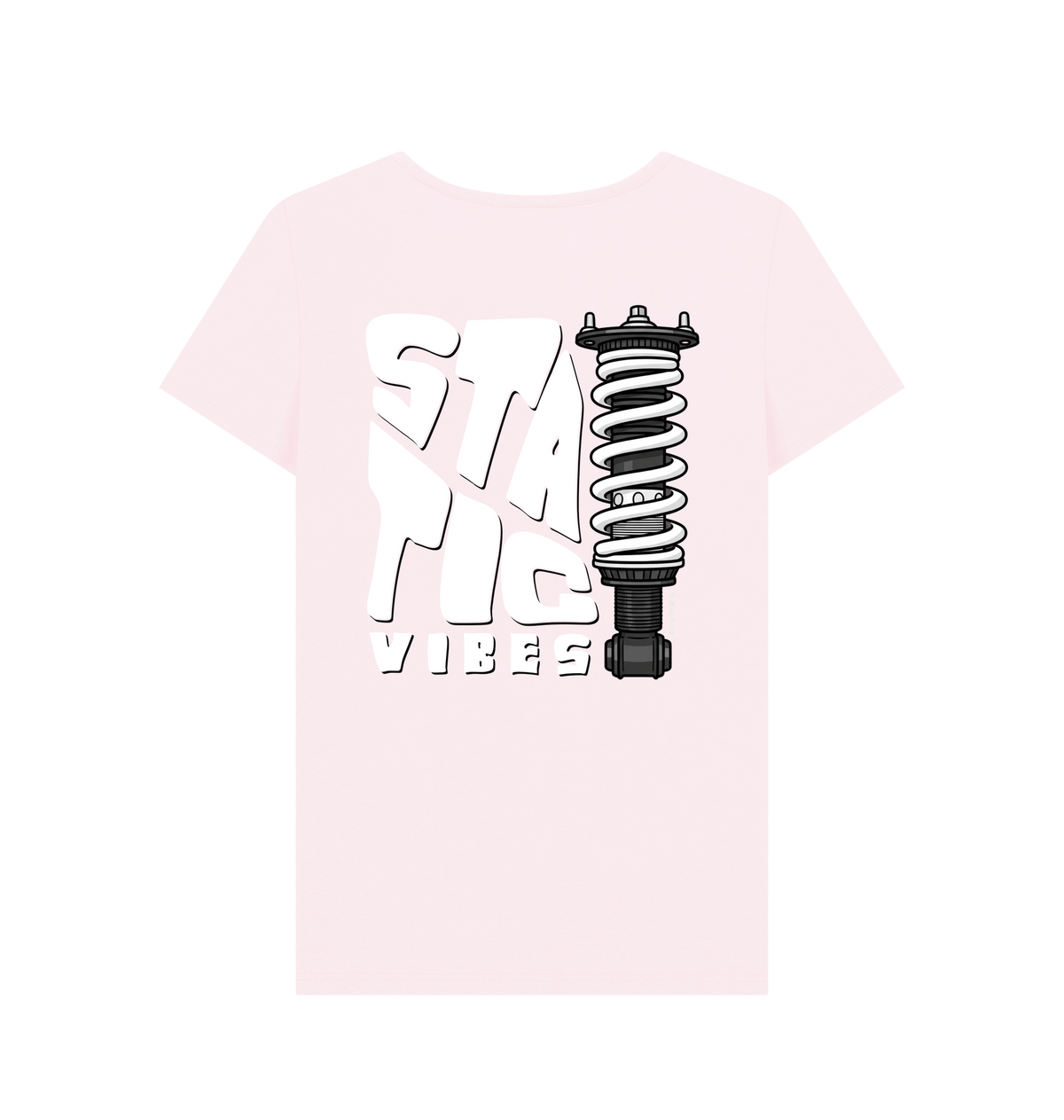 Pink Printed T-shirt Back