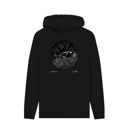 Black Printed Hoody