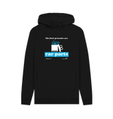 Black Printed Hoody Front
