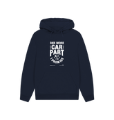 Navy Printed Hoody