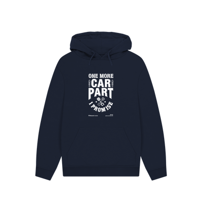 Navy Printed Hoody