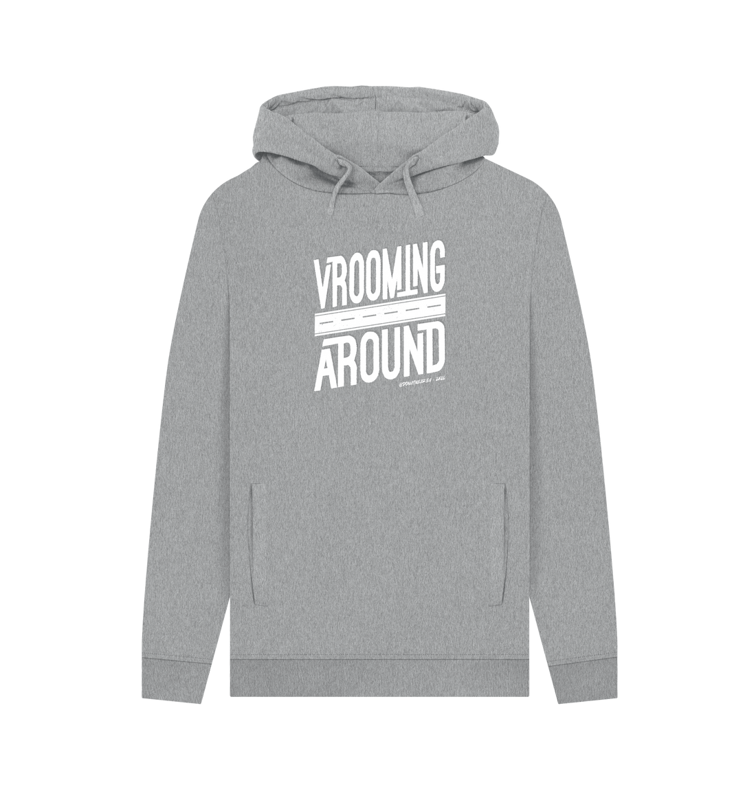 Light Heather Printed Hoody Front