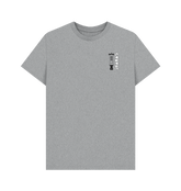 Athletic Grey Printed T-shirt Front