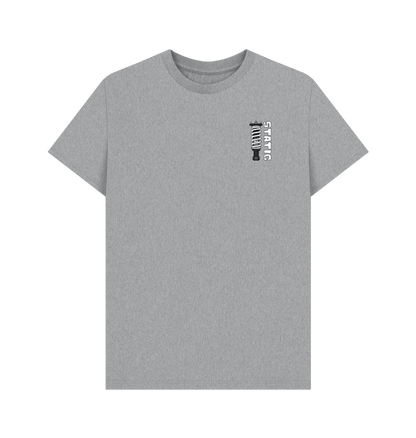 Athletic Grey Printed T-shirt Front