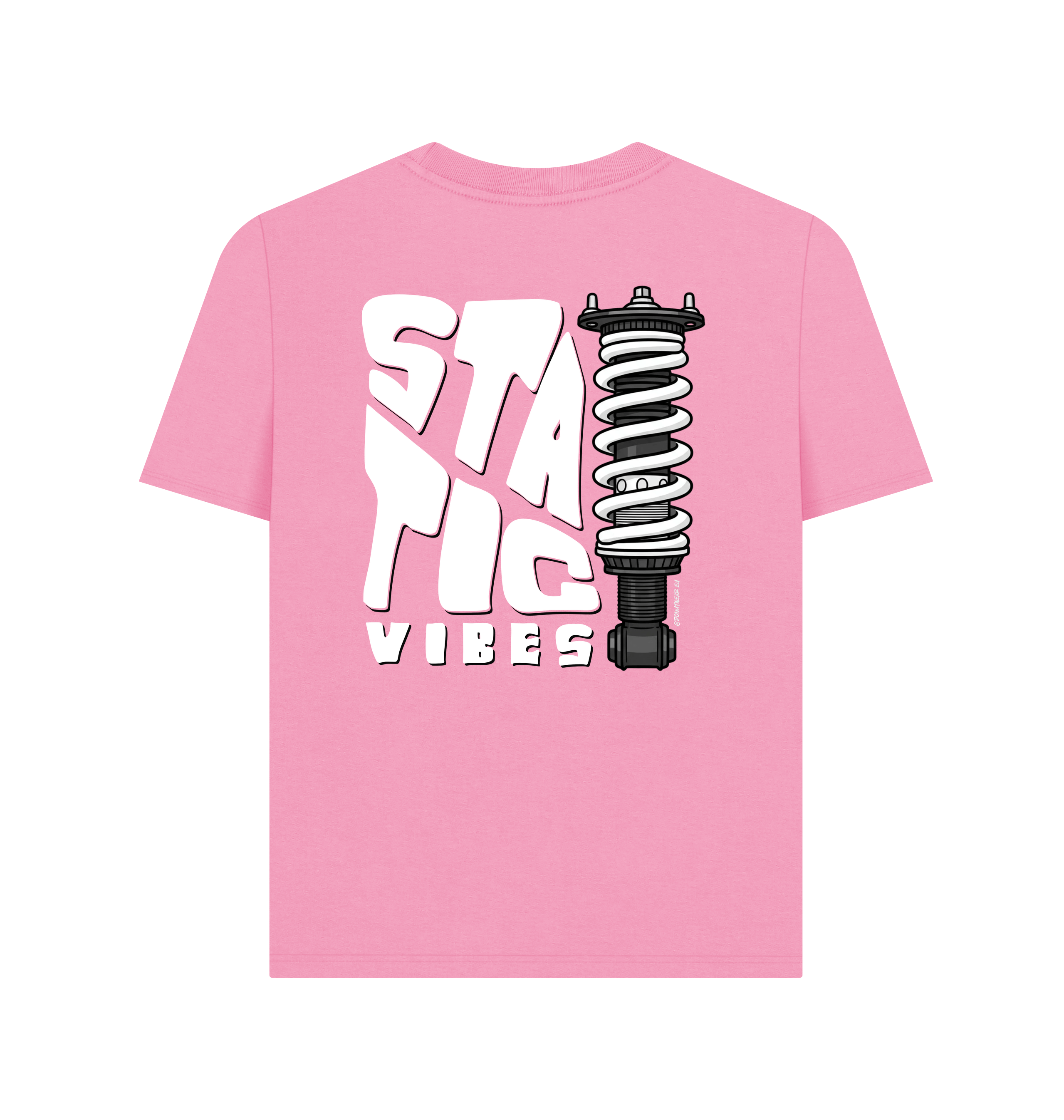 Rose Pink Printed T-shirt Back