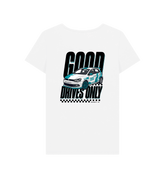 White Printed T-shirt Back