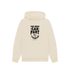 Oat Printed Hoody Front