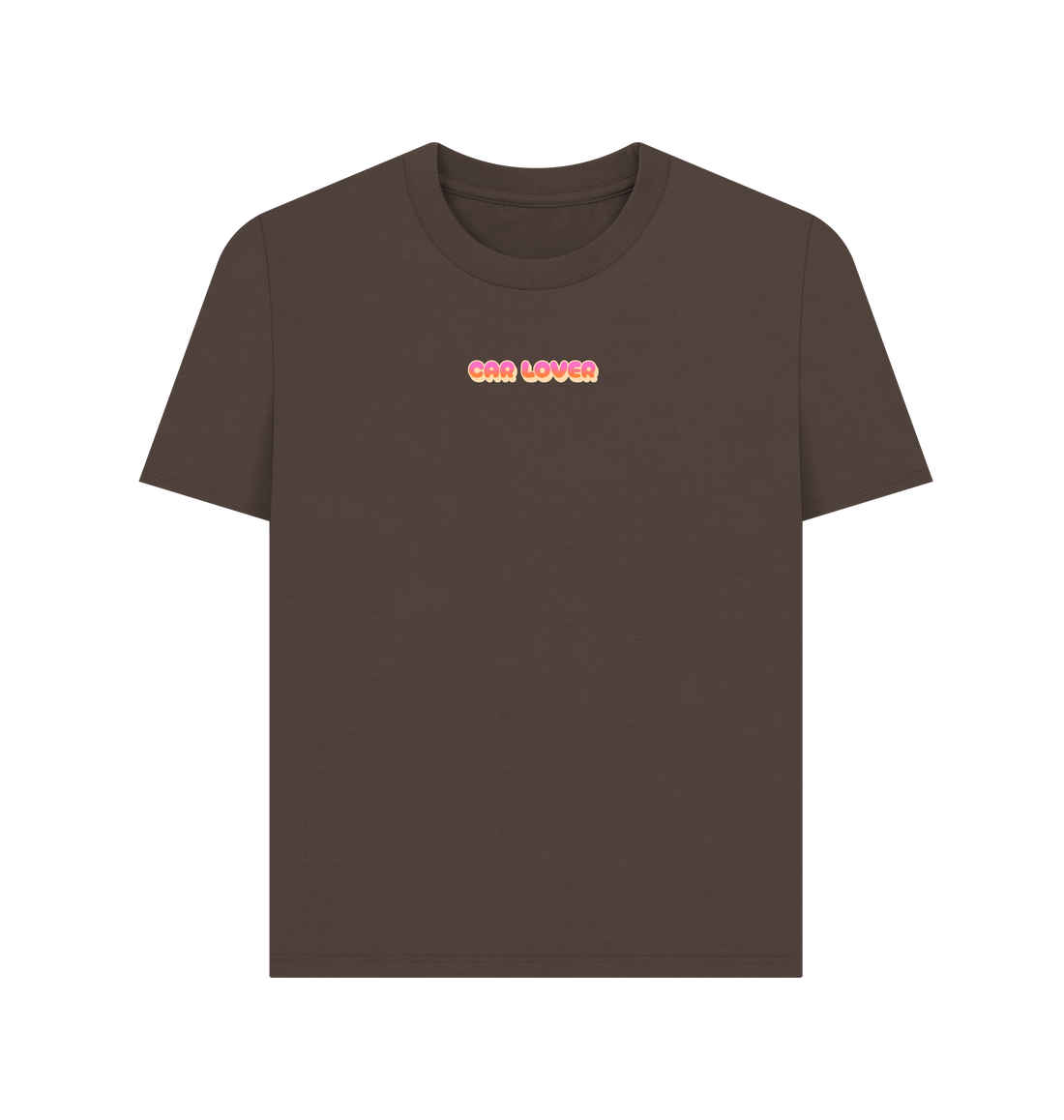 Chocolate Printed T-shirt Front