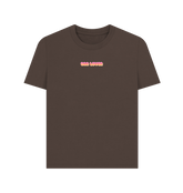 Chocolate Printed T-shirt Front