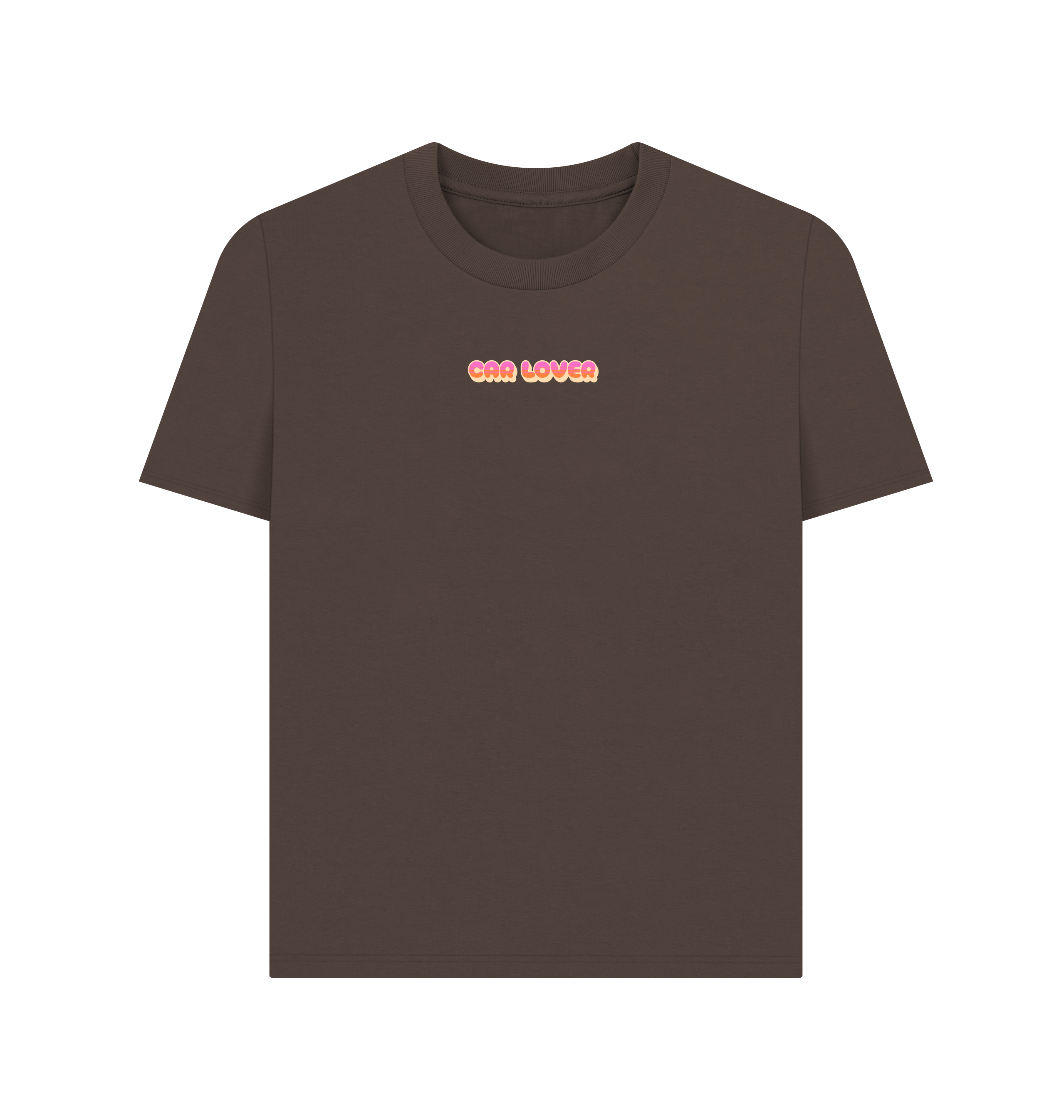 Chocolate Printed T-shirt Front