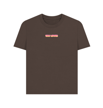 Chocolate Printed T-shirt Front