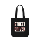 Black Printed Bag Front