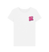 White Printed T-shirt Front