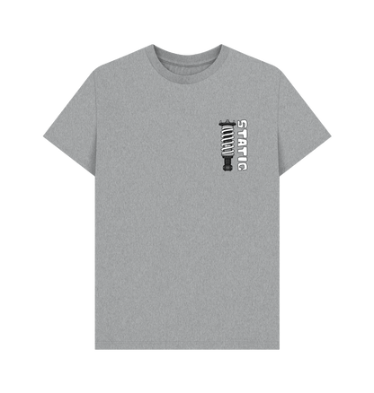 Athletic Grey Printed T-shirt Front