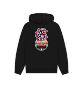 Black Printed Hoody Front