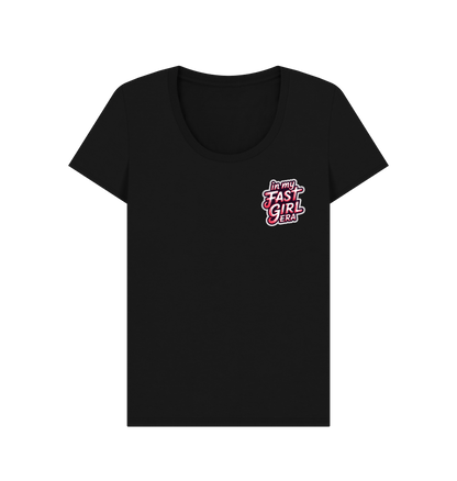 Black Printed T-shirt Front