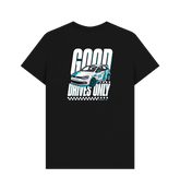 Black Printed T-shirt Back