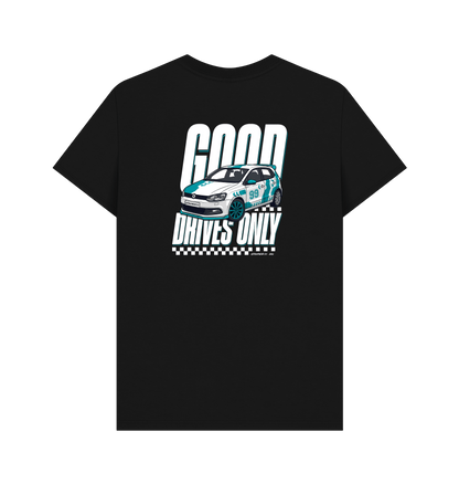 Black Printed T-shirt Back