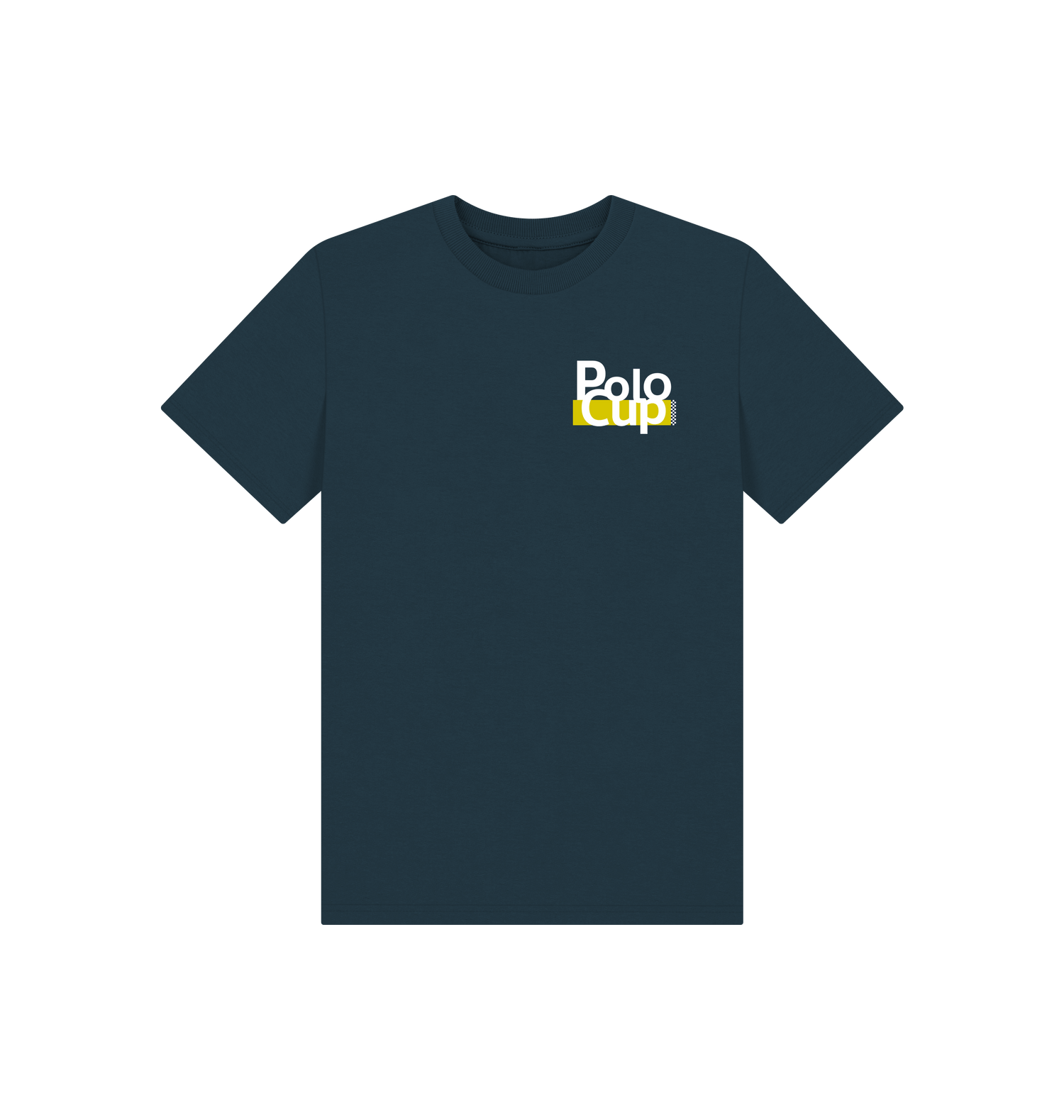 Denim Blue Printed Kids T-Shirt Front