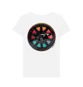 White Printed T-shirt Back