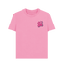 Rose Pink Printed T-shirt Front