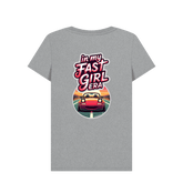 Athletic Grey Printed T-shirt Back