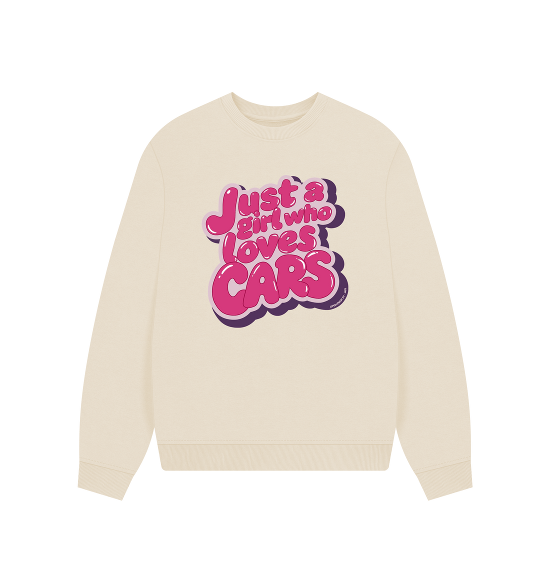 Oat Printed Sweater Front