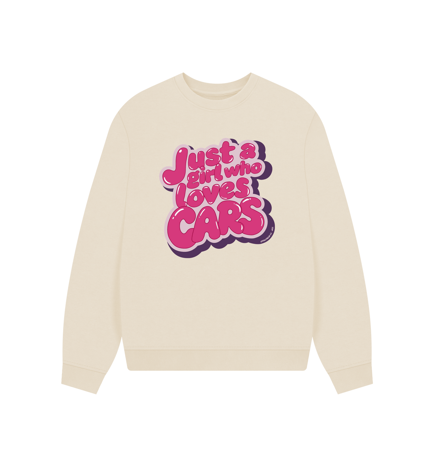 Oat Printed Sweater Front