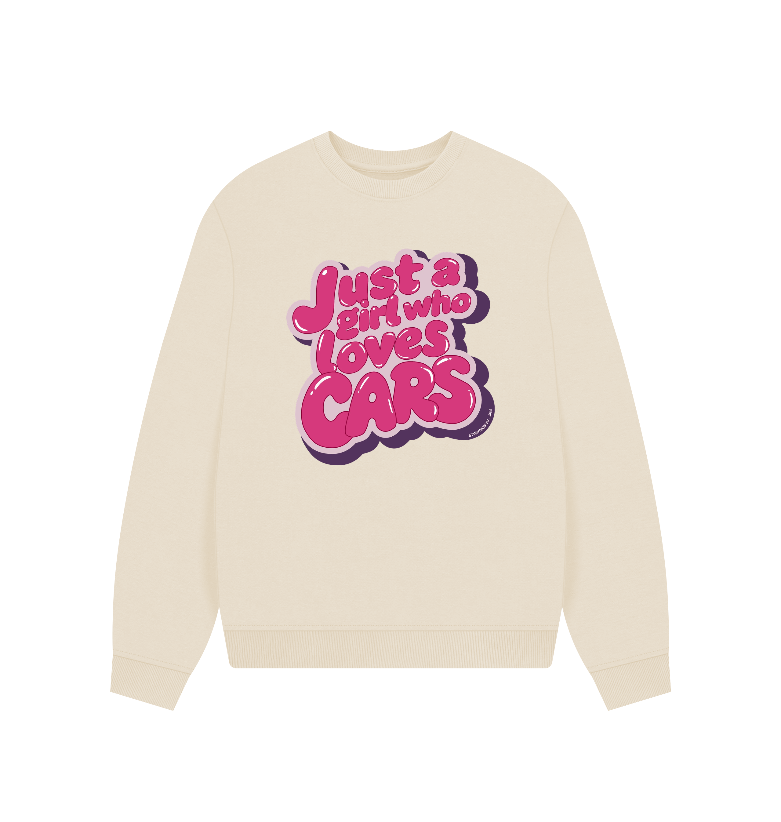 Oat Printed Sweater Front