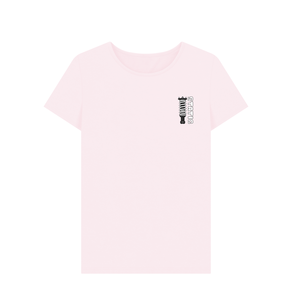 Pink Printed T-shirt Front