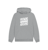 Athletic Grey Printed Hoody Front