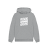 Athletic Grey Printed Hoody Front