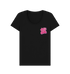 Black Printed T-shirt Front