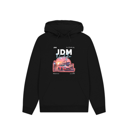 Black Printed Hoody