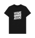 Black Printed T-shirt Front