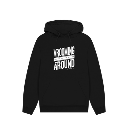 Black Printed Hoody Front
