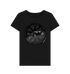 Black Printed T-shirt Front