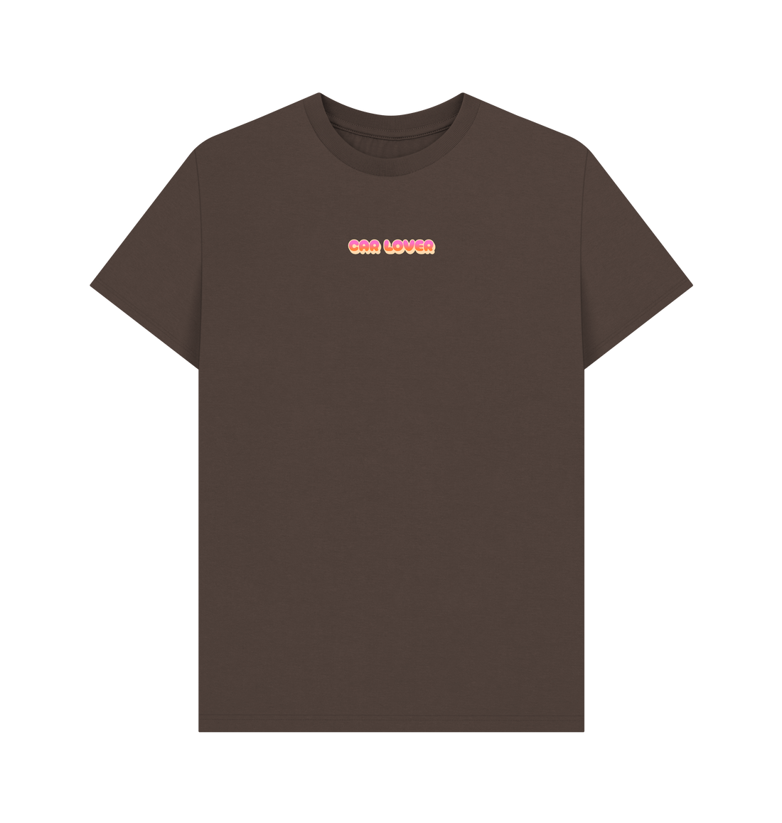 Chocolate Printed T-shirt Front