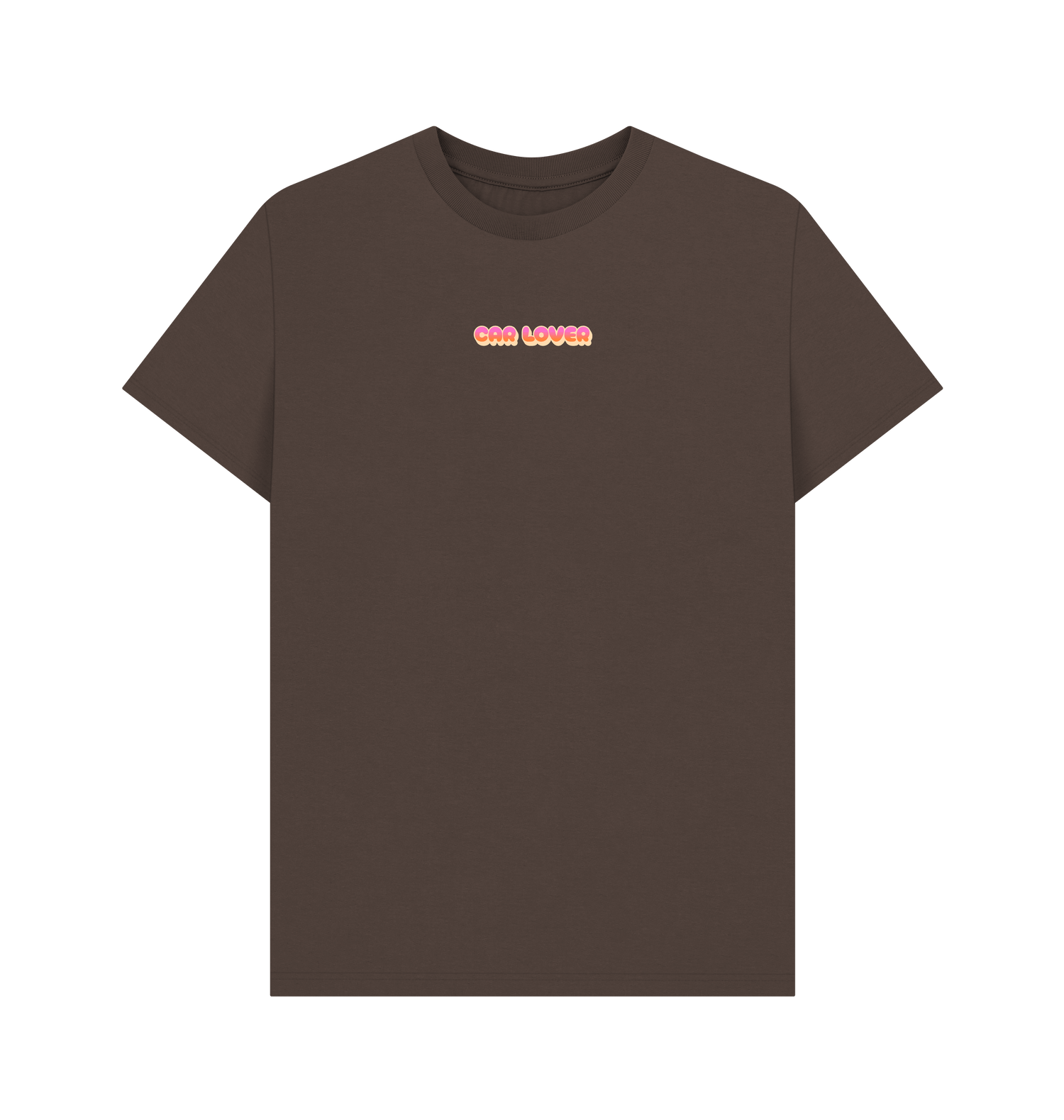 Chocolate Printed T-shirt Front