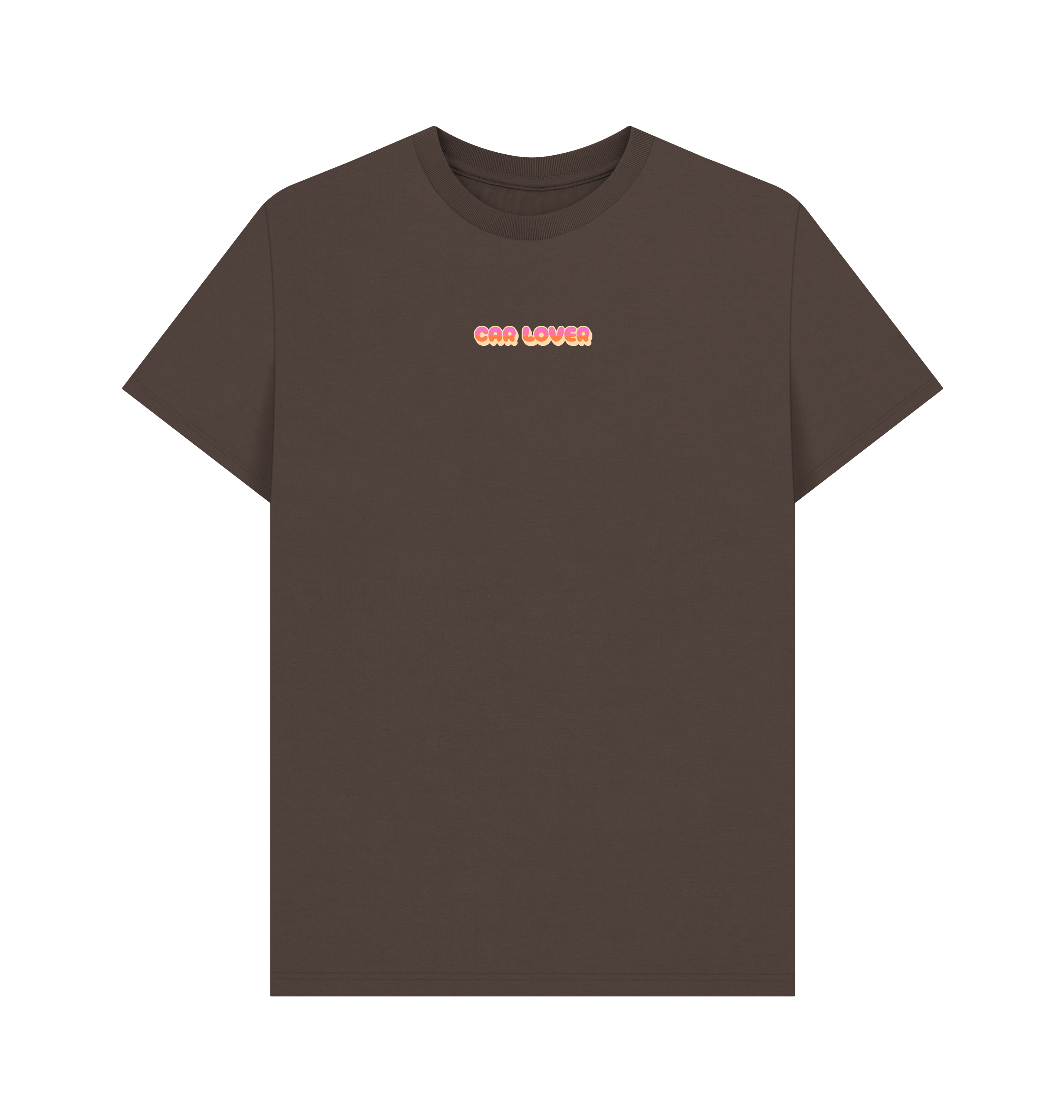 Chocolate Printed T-shirt Front