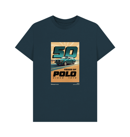 Denim Blue Printed T-shirt